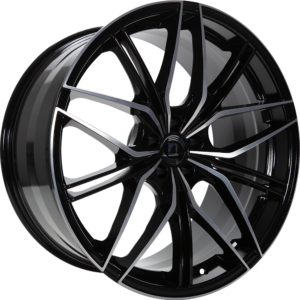 Diewe BRENTA-K 10.5x21 ET43 5x112 ML66.5 Nero machined R14