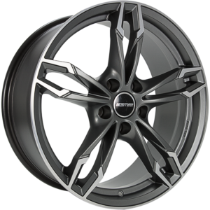 GMP Dea 9x19 ET37 5x120 72.6 Anthracite Diamond