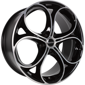 GMP Drake 9x19 ET34 5x110 65.1 Black Diamond