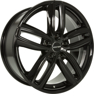GMP Diva 7.5x17 ET50 5x112 66.6 Shiny Black