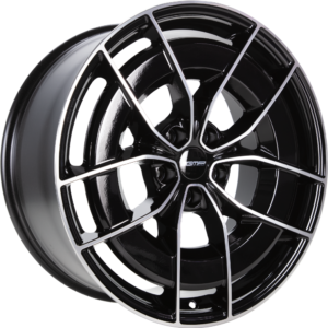 GMP Energia 9.5x19 ET44 5x108 ML63.4 Black diamond