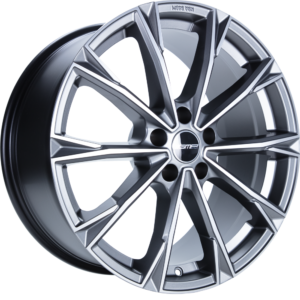 GMP Totale 9.5x21 ET36 5x112 66.6 Matt Anthracite Diamond